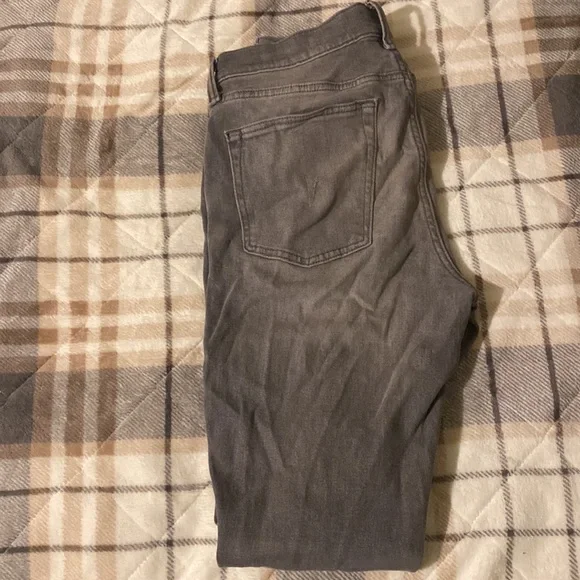 Skinny Grey Ripped Denim - Picture 2 of 6